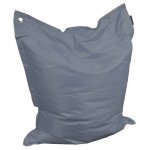 Grand coussin uni maxi gris anthracite
