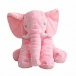 Viking choice - grand doudou éléphant - coussin peluche peluche - rose Viking choice - grand doudou éléphant - coussin peluche peluche - rose