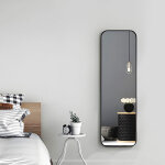 Heilmetz - grand miroir mural en rectangulaire porte miroir sur pied miroir de pleine longueur dressing ...