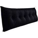Vercart - grand oreiller de lit dcoratif, coussin de lecture capitonn de boutons, oreiller de corps ...