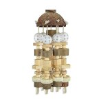 Grand perroquet jouets blocs de bois naturels oiseau m�cher toy perroquet cage morsure de jouets jouets ...