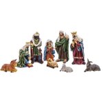 Grands personnages crche de nol - 9 pices - 31. 5cm