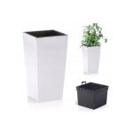 Pot � r�serve d'eau 49 litres ? plastique r�sistant aux uv ? dimensions 32, 5 x 32, 5 x 61 cm ? id�al ...