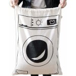 Grand sac � linge en toile grand sac � linge voyage avec cordon serrage sac rangement en toile jouets ...