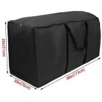 Tr�s grand sac de rangement pour salon ext�rieur coussins draps oreillers coussins sac � main avec poign�e ...