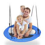 Grande balanoire ronde pour enfant, balanoire nid d'oiseau diamtre 100 cm  suspendre ajustable pour ...