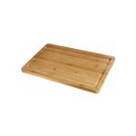 Hamea home - grande planche � d�couper en bambou massif avec rainure � jus - planche � d�couper bois ...