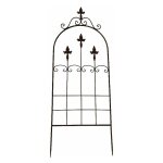 La grande prairie - treillage jardin fer lys 42x110cm