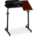 Relaxdays - grande table pour ordinateur portable, mdf et acier, roulettes, h x l x p : 110 x 80 x 50 ... Relaxdays - grande table pour ordinateur portable, mdf et acier, roulettes, h x l x p : 110 x 80 x 50 ...