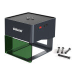 Graveur daja dj6, portable pour bricolage et marquage de logos, zone de gravure 80 x 80 mm avec 4 colonnes ...