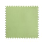 Lot de 9 dalles de protection de sol pour piscine 81 x 81 cm vertes paisseur 4, 5 mm pour piscine et ...