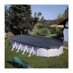 Gre - bche d'hivernage 120 g / m pour piscine acier ovale 7, 44 x 3, 99 m - gr