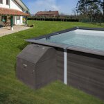 Gre - coffre de filtration en composite pour piscine h: 0, 96m