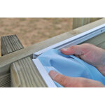 Sunbay - liner uni bleu pour piscine bois ronde ananas de diamètre 4, 28m Sunbay - liner uni bleu pour piscine bois ronde ananas de diamètre 4, 28m