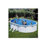 Piscine gre acier ovale fidji - 634 x 399 x h 122 cm (filtre � sable)