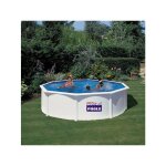 Gre - kit piscine hors sol acier ronde blanche Ø300 x 122 cm (livrée avec filtre a sable et échelle) Gre - kit piscine hors sol acier ronde blanche Ø300 x 122 cm (livrée avec filtre a sable et échelle)