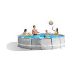 Gre - piscine tubulaire ronde intex prism frame 4, 57 x 1, 22 m - Gre - piscine tubulaire ronde intex prism frame 4, 57 x 1, 22 m -