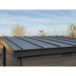 Green outside ? toiture bac acier pour abri composite 10m� ? 7 plaques 3200x500mm ? vis et joints �tanches ...
