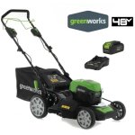 Greenworks gd48lm51sp tondeuse � gazon autotract�e 48v 4ah batterie et charge
