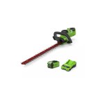 Greenworks - taille - haies 61cm 40v batterie 2. 0 ah - chargeur - g40ht61