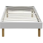 King of dreams ? sommier tapissier 80x200 ? 20 cm ? 13 lattes en multiplis peuplier ? montage rapide ...