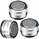 Grid cool - 3 pices embout robinet salle de bain 24mm, mousseur robinet economie eau, embout robinet ...
