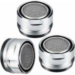 Grid cool - 3 pices embout robinet salle de bain 24mm, mousseur robinet economie eau, embout robinet ...