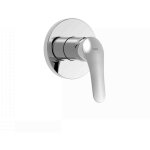 Base de douche encastrée avec robinet à levier simple 1 voie plus tres Base de douche encastrée avec robinet à levier simple 1 voie plus tres