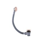 Tres grifería - bonde de vidage clic - clac simple - rapid avec trop - plein pour baignoire or rose 24k ... Tres grifería - bonde de vidage clic - clac simple - rapid avec trop - plein pour baignoire or rose 24k ...
