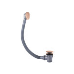 Tres grifería - bonde de vidage clic - clac simple - rapid avec trop - plein pour baignoire or rose mat ... Tres grifería - bonde de vidage clic - clac simple - rapid avec trop - plein pour baignoire or rose mat ...