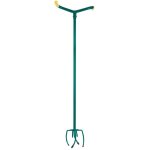 Griffe de jardinage � rotation en acier - outil de jardin utilisation debout pour b�cher et d�sherber ...