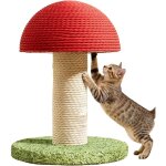 Griffoir pour chats tour en sisal en forme de champignon arbre � chat