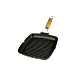 Grill en acier de 26x26 cm avec grille risoli