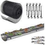 Shining house - grillage gouttiere haute qualit robuste [inclus 12 crochets + 1grille 6m x 15cm] protege ...