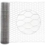 Einfeben - grillage a poule 10 / 25m, fil à maille hexagonale pour volière taille des mailles: 27 mm ... Einfeben - grillage a poule 10 / 25m, fil à maille hexagonale pour volière taille des mailles: 27 mm ...