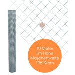 Estexo - grillage  poule pour volire  maille soude en mtal 10 mtre / 19 x 19 mm
