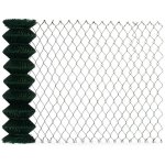 Grillage rouleau 1 m x 25 m simple torsion, vert, maille hexagonale : 60 mm