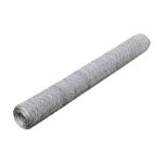Grillage pour volire acier galvanis 25 x 0, 5 m argent vidaxl