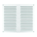 Grille 200x200 alu blanc a / m