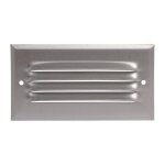Grille d'aération aluminium - 75 x 140 mm - avec moustiquaire - anjos Grille d'aération aluminium - 75 x 140 mm - avec moustiquaire - anjos