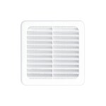 Grille d'aération pvc à emboiter 120x120mm avec moustiquaire blanc - 200072 - autogyre Grille d'aération pvc à emboiter 120x120mm avec moustiquaire blanc - 200072 - autogyre