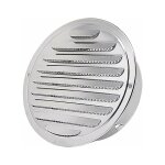 Grille aeration ronde inox 100mm grille ventilation m�tal grille de protection contre les intemp�ries ...