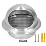 Grille aération vmc, 160 extracteur externe en acier inoxydable évent externe réutilisable sortie de ... Grille aération vmc, 160 extracteur externe en acier inoxydable évent externe réutilisable sortie de ...