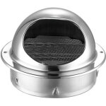 Grille a�ration vmc, 160 extracteur externe en acier inoxydable �vent externe r�utilisable sortie de ...