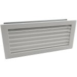 Grille d'air froid - en inox 35 x 15 cm