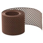 5m grille d'aration et anti - oiseaux, grille de toit - brun, 180mm