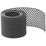 5m grille d'aration et anti - oiseaux, grille de toit - noir, 150mm