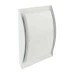 Grille de ventilation int�rieure type n�olia pour gaine de � 125 mm coloris blanc - nicoll