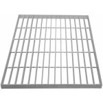 Monster - shop - grille caillebotis acier galvanis 500mm x 500 mm - min 260gr / m maille 32 x 100mm ...