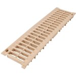 Nicoll - grille caniveau 0, 5m pvc a15 largeur 130 sable